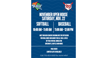 NGBSA x D-BAT Johns Creek November Open House